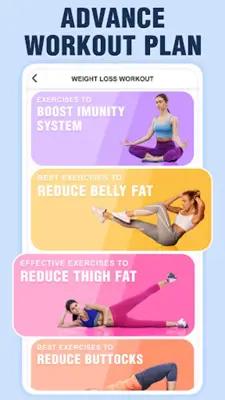 Weight Loss Workout for Women android App screenshot 4